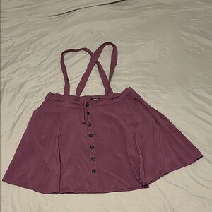 Torrid Size 1 Mauve Skater Skirt with Straps and POCKETS